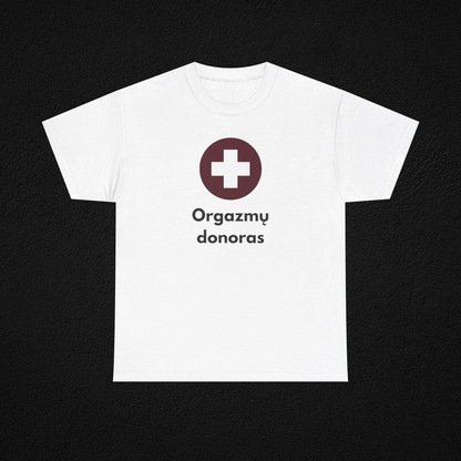 Orgazmų donoras - marškinėliai
