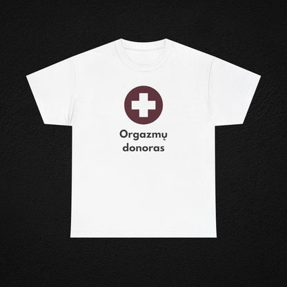 Orgazmų donoras - marškinėliai